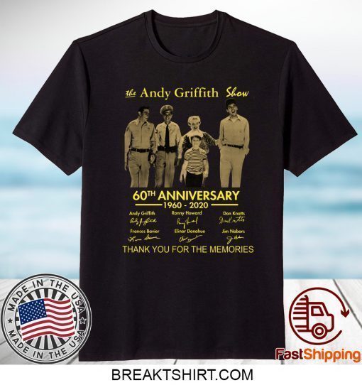 The Andy Griffith Show 60th Anniversary Shirt