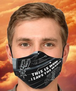 This Is How I Save The World San Antonio Spurs Face Mask