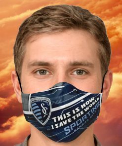 This Is How I Save The World Sporting Kansas City Face Mask