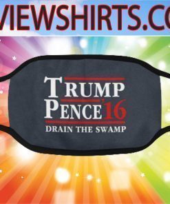 Trump Pence 16 Drain The Swamp Face Masks