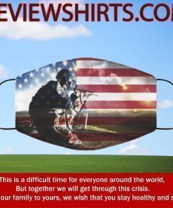 Preventative American Flag Face Mask