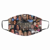 Black lives matter with victims face mask