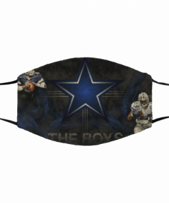 Dallas Cowboys Face Mask PM2.5 Filter - Fans Dallas Cowboys