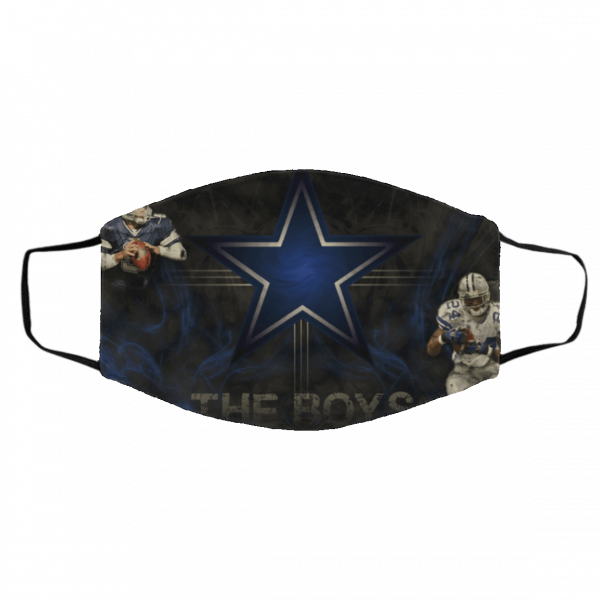 Dallas Cowboys Face Mask PM2.5 Filter - Fans Dallas Cowboys