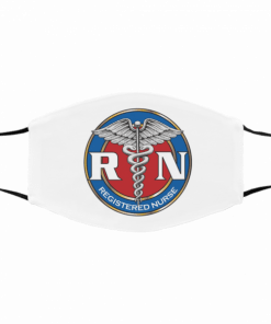 Registered Nurse Mens Womens Face Mask