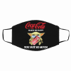 Baby yoda coca-cola all over printed face mask made in usa