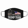 ALL ABOARD THE TRUMP TRAIN 2020 FACE MASKS
