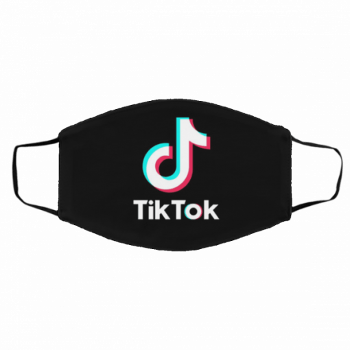 Tiktok logo cloth face mask