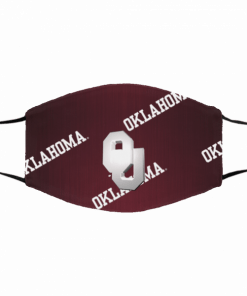 Oklahoma sooners stay strong all over printed filter face mask