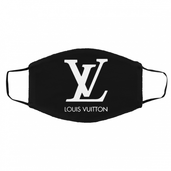 LV Black and White Face Mask Lifestyle and Fashion Face Cover