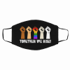 Together we rise Black Lives Matter george floyd Face Mask