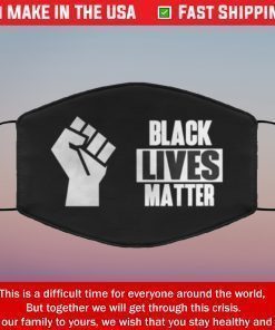 Black Lives Matter Hand Filter Face Mask