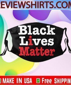 Cloth Face Mask Black Lives Matter US