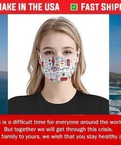 Cloth Face Mask I love England - Free Shipping