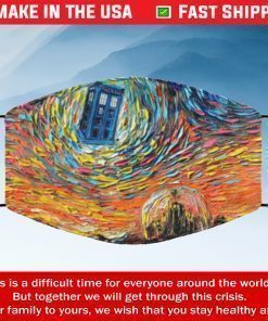 Never Saw Gallifrey van Gogh Filter Face Mask