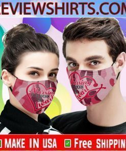 Nursing is a Work of heart Face Masks With Filter