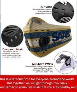Saab Automobile This Is How I Save The World Face Mask