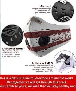 Texas Aggies This Is How I Save The World Face Mask