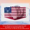 Usaf Flag We Fight What You Fear Filter Face Mask