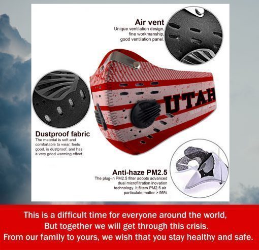 Utah Utes This Is How I Save The World Face Mask