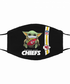 Baby Yoda hug Kansas City Chiefs NFL Activated Carbon Face Mask