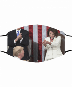 Cloth Face Mask Crazy Nancy Pelosi For Sale