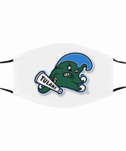 Tulane Green Wave Filter Face Mask