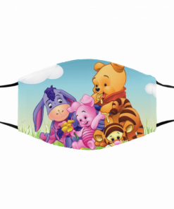 Piglet Eeyore Winnie the Pooh Cartoon Film Filter Face Mask