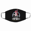 Chief Wahoo Logo Middle Finger Filter Face Mask