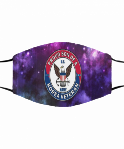 Proud US Navy Cotton One Size Face Mask