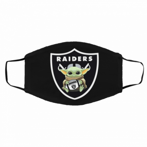 Baby Yoda Raiders Cotton Face Mask