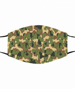 Camouflage Pattern Cotton Face Mask