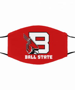 Ball State Cardinals I Save The World Cotton Face Mask