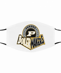 Boilermaker Streak Cotton Face Masks