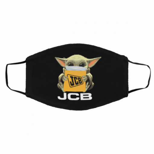 Baby Yoda JCB Cotton Face Mask