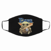 Baby Yoda Tampa Bay Rays Cotton Face Mask