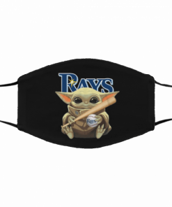 Baby Yoda Tampa Bay Rays Cotton Face Mask