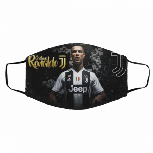 Face Mask Cristiano Ronaldo Juventus F.C. Reusable Cotton Masks