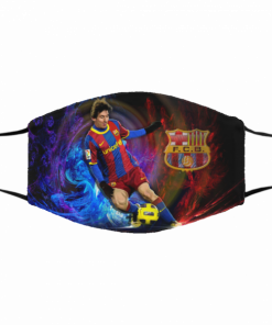 Face Mask Barcelona Messi Reusable Cotton Masks