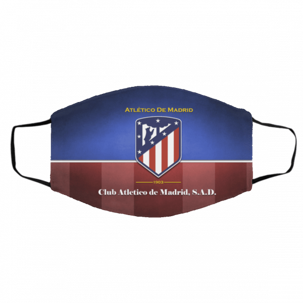 Face Mask Atletico Madrid Reusable Cotton Masks