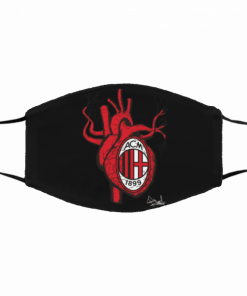 Face Mask AC Milan Reusable Cotton Masks