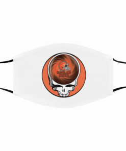 Face Mask CLEVELAND BROWNS SKULL Masks