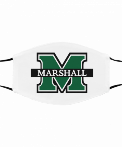 Marshall Thundering Herd Filter Activated Carbon Face Mask