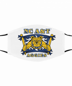 North Carolina A&T Aggies Filter Activated Carbon Face Mask