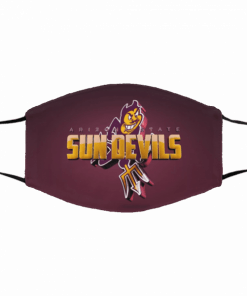 Arizona State Sun Devils Filter Activated Carbon Face Mask