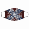 Eagle Texas Confederate Flag Filter Face Mask