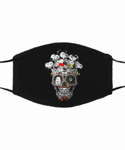 Snoopy Sugar Skull Filter Face Mask