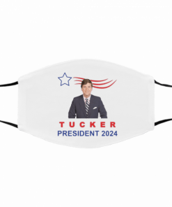 Tucker Carlson For President Face Mask