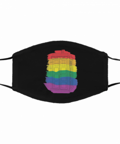 Doctor Who the Tardis police call box LGBT Filter Face Mask