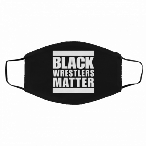 Black Wrestlers Matter Filter Face Mask